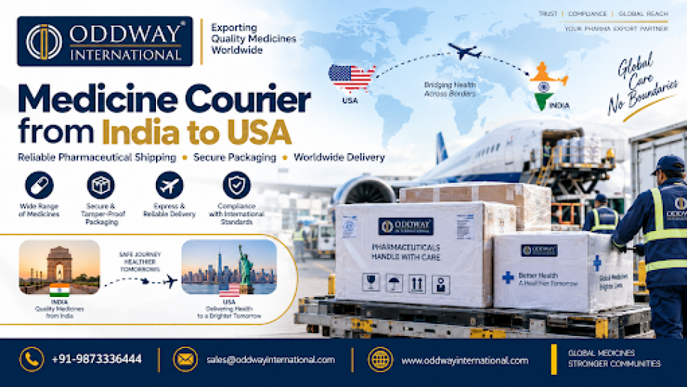 How 5 Steps Help Plan Medicine Courier from India to USA