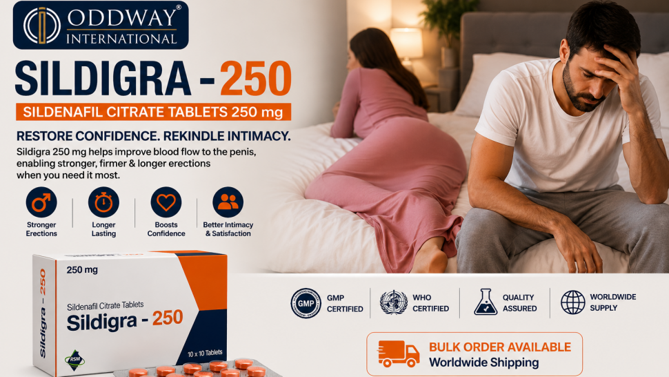 Sildigra 250mg Tablets Price USA - B2B Sourcing | Oddway International