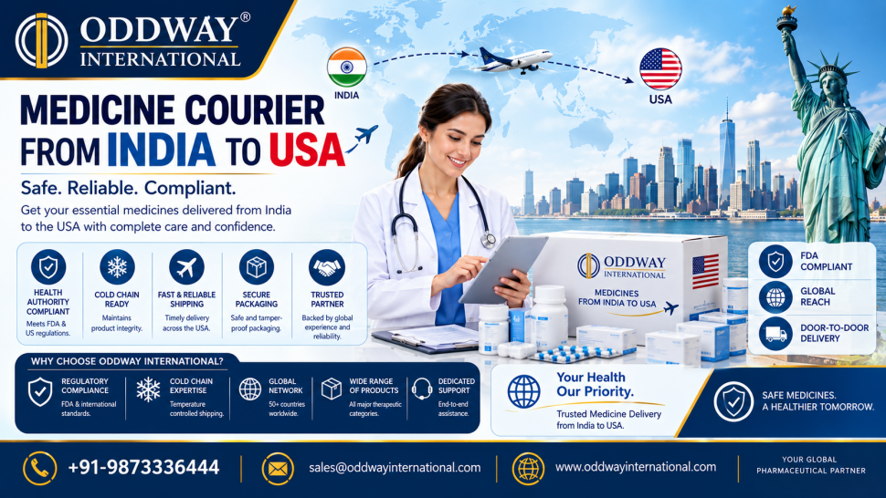 Courier Medicines From India To USA: Importer Checklist - Oddway